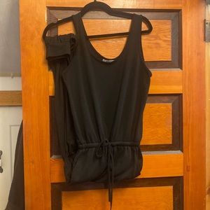 Black jogger jumpsuit